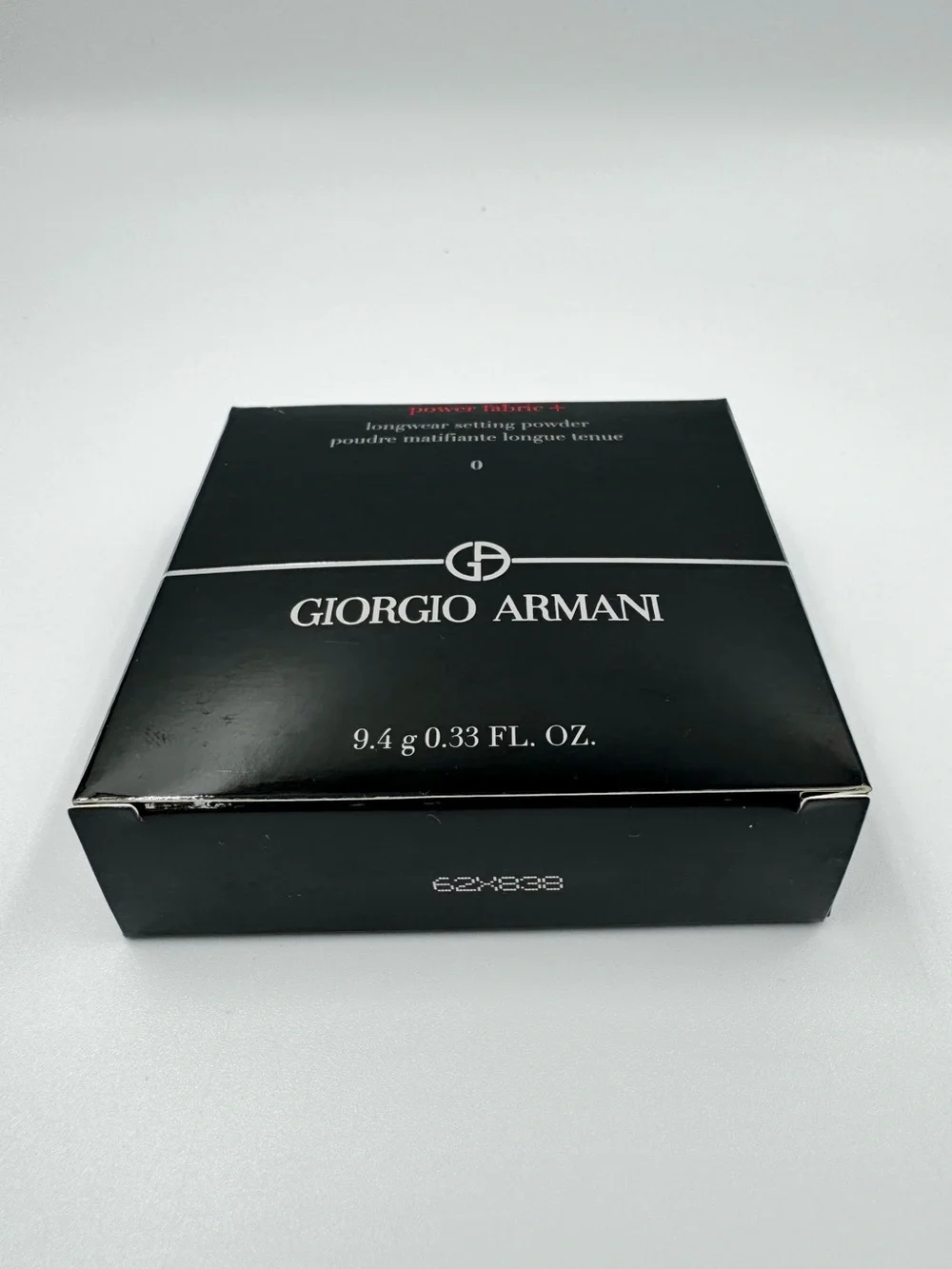 Giorgio Armani Power Fabric+ Setting Powder Shade 0 New